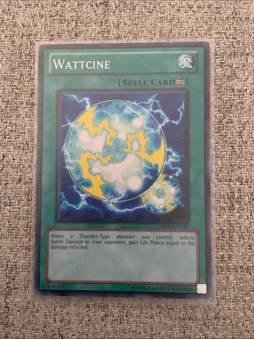 Yu-Gi-Oh Wattcine Spell Card.